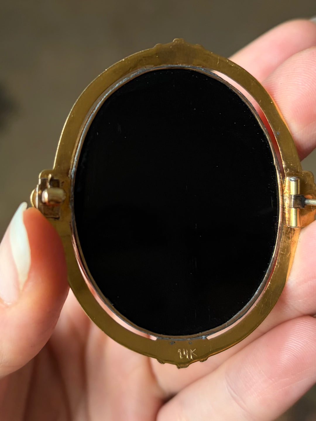 Napoleon III Onyx Cameo Brooch of Hera, Attributed to Paul Victor Lebas