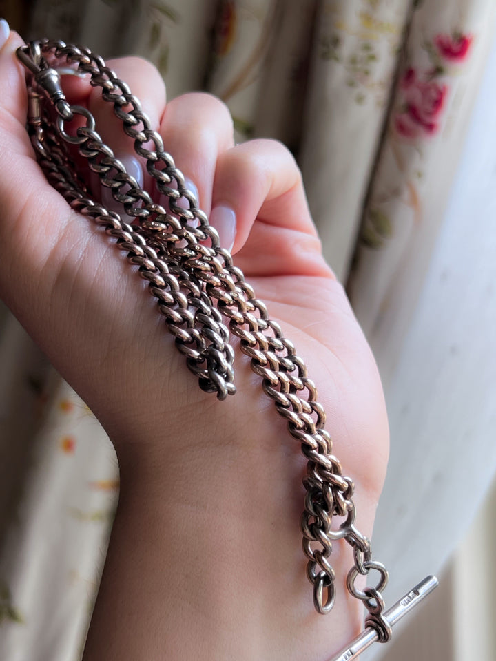 Outstanding 18.5” Victorian Sliding T-Bar Chain