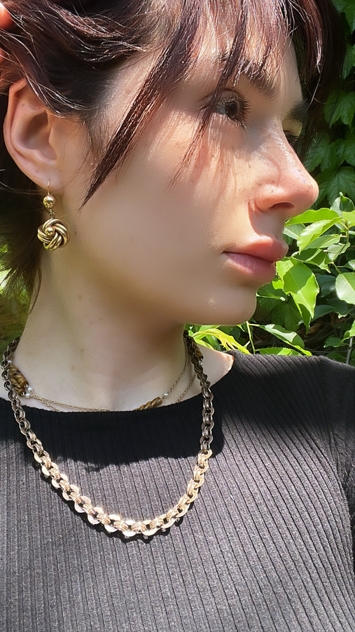 Outstanding Victorian 15ct Lover’s Knot Earrings