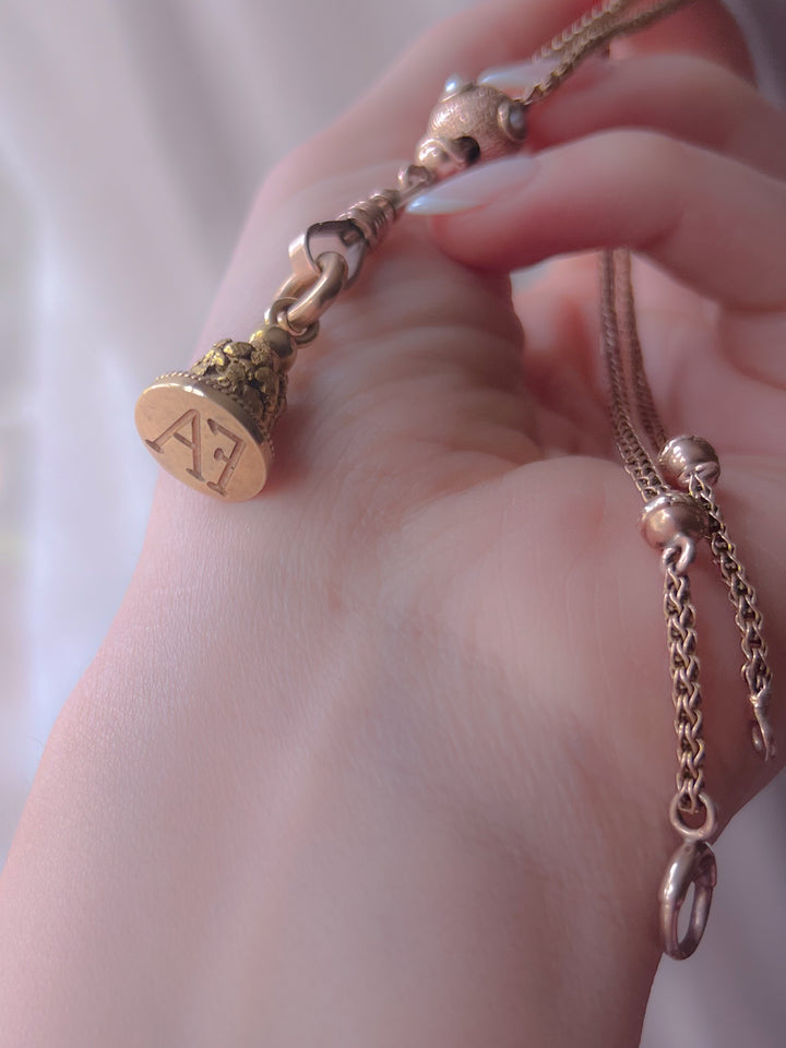 Outstanding Victorian Golden Nugget Fob