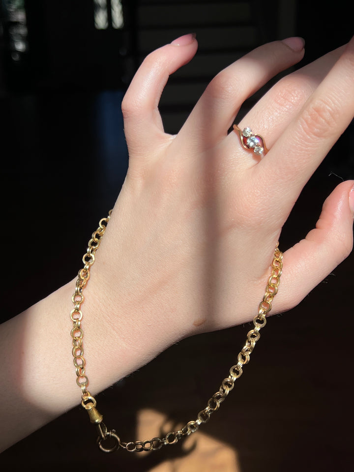 Outstanding Napoleon III Period 18ct Chain