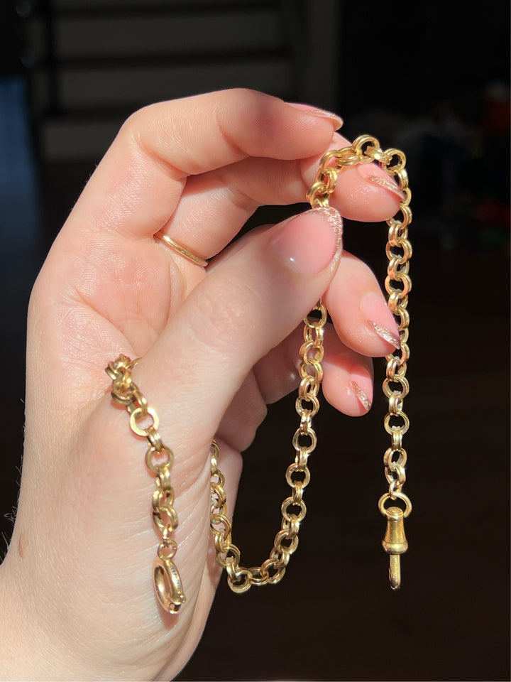 Outstanding Napoleon III Period 18ct Chain