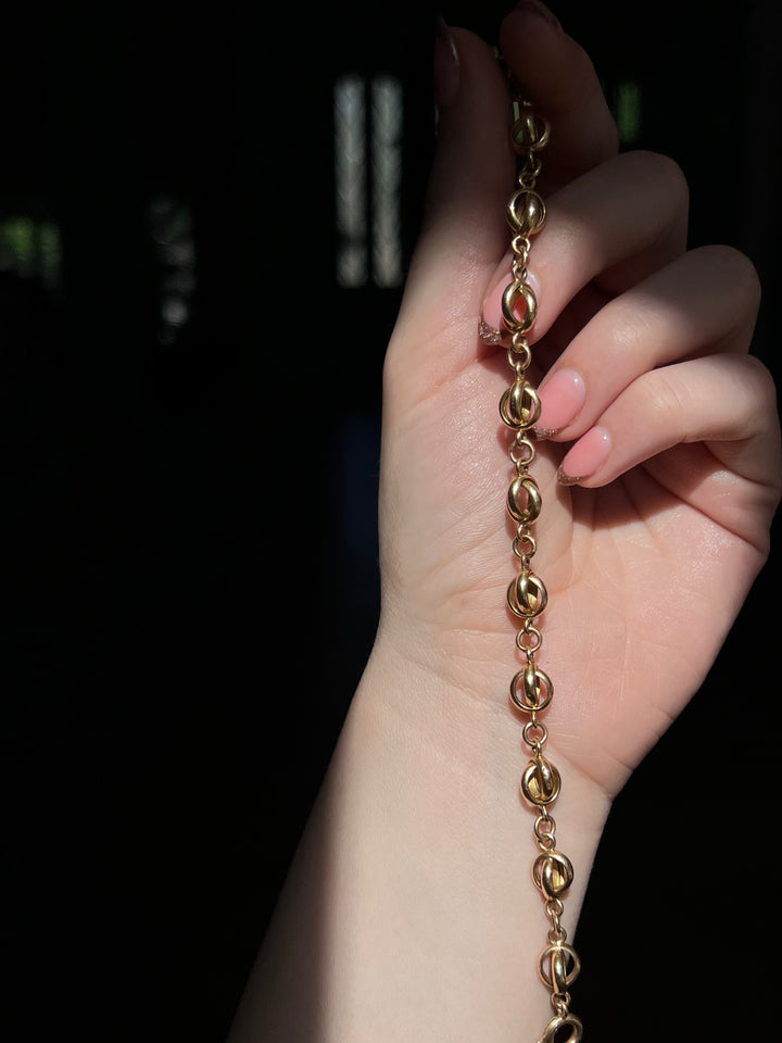 Vintage Sphere Bracelet in 18ct