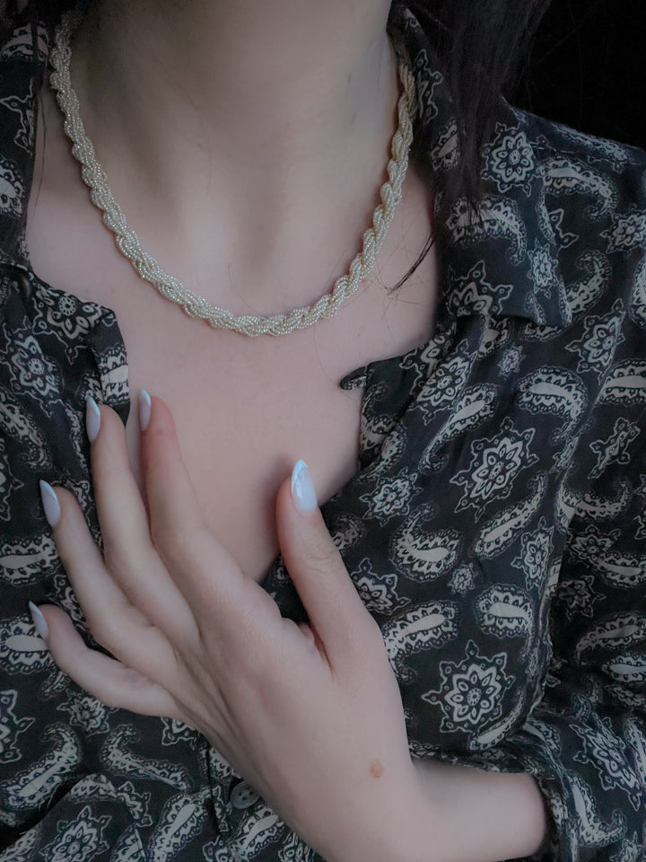 Extraordinarily Chic Pearl Chain Circa 1840