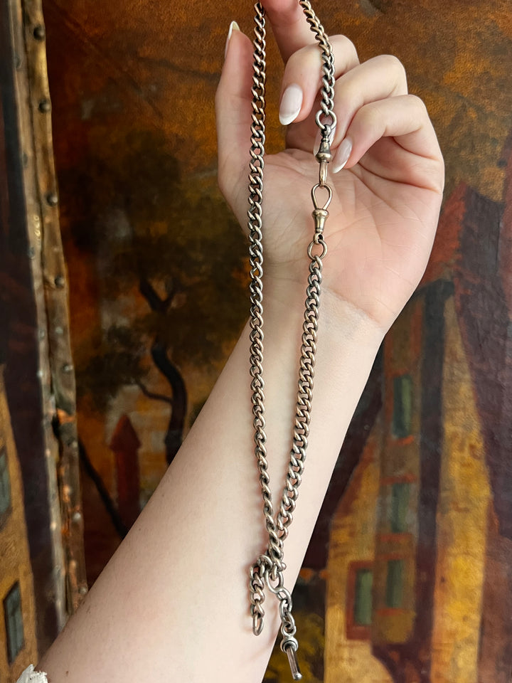 Outstanding 18.5” Victorian Sliding T-Bar Chain