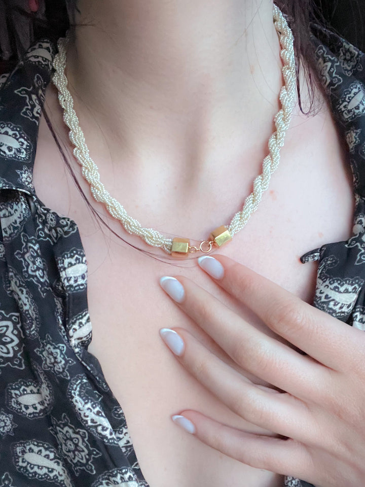 Extraordinarily Chic Pearl Chain Circa 1840