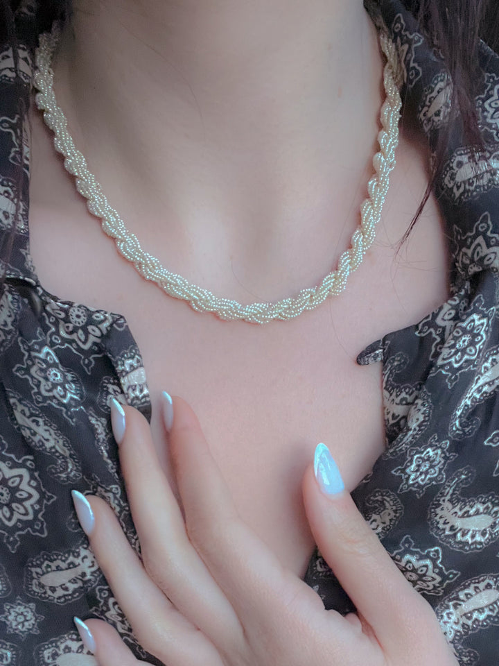 Extraordinarily Chic Pearl Chain Circa 1840