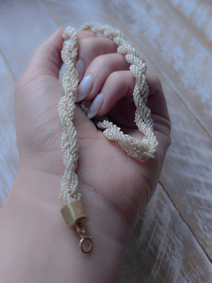 Extraordinarily Chic Pearl Chain Circa 1840