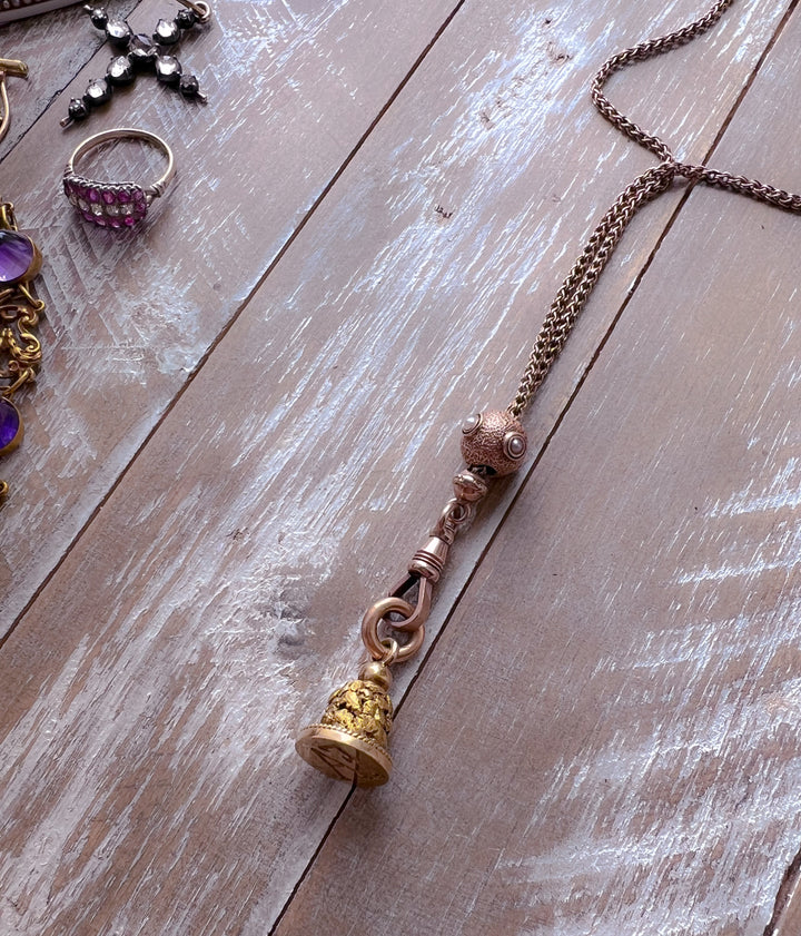 Outstanding Victorian Golden Nugget Fob