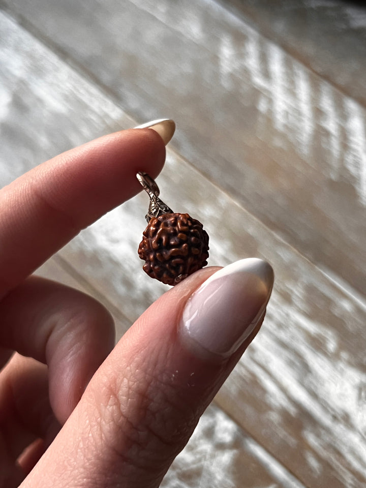 Delightful Nut Pendant With Diamonds in 18ct