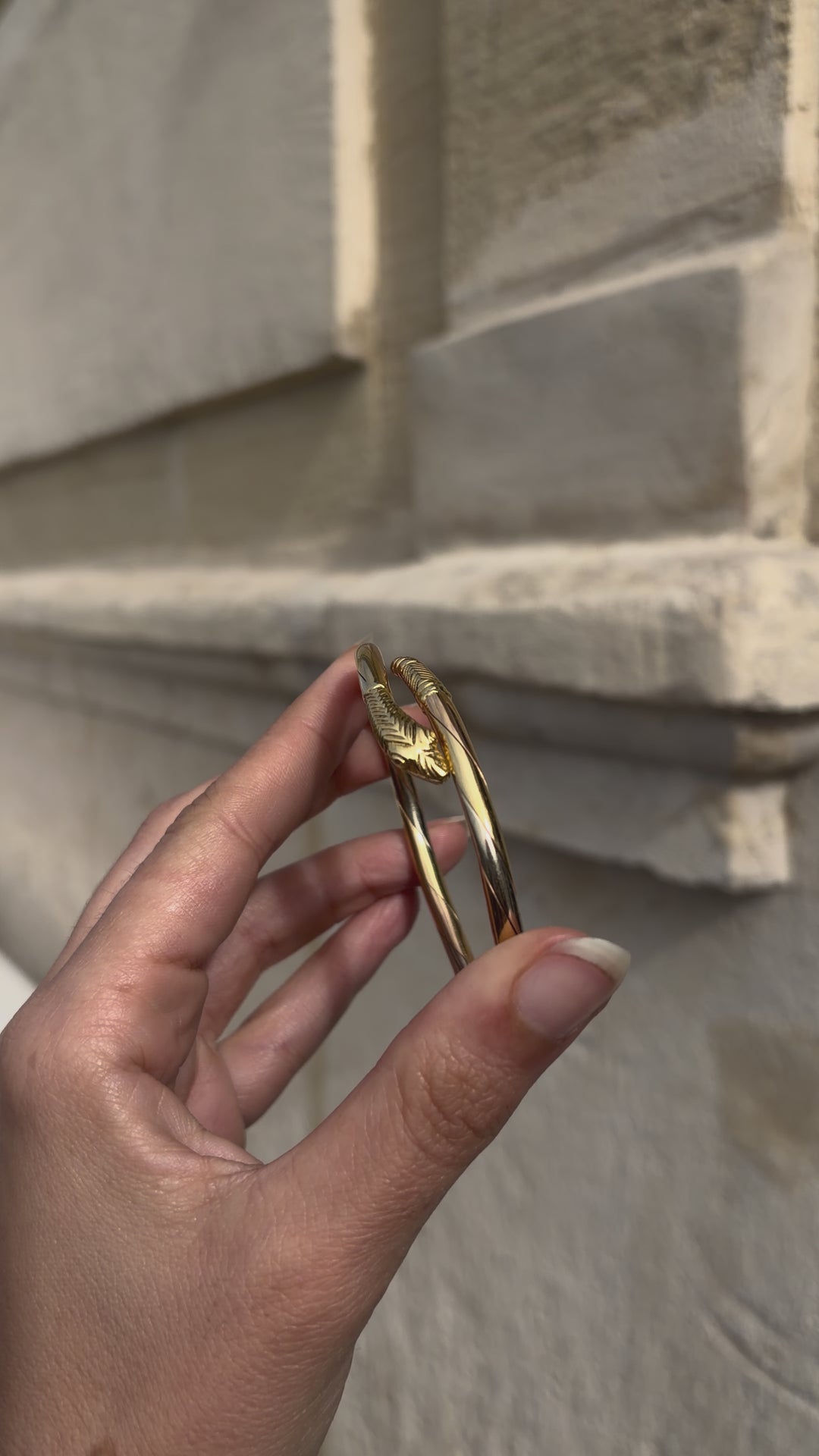 Tritone Snake Bangle in 18ct Circa 1970