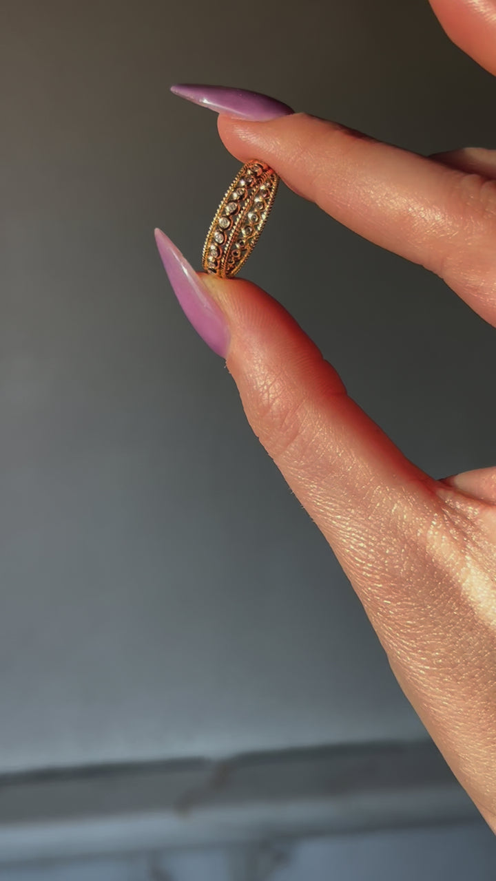 Superb Vintage Diamond Eternity Band