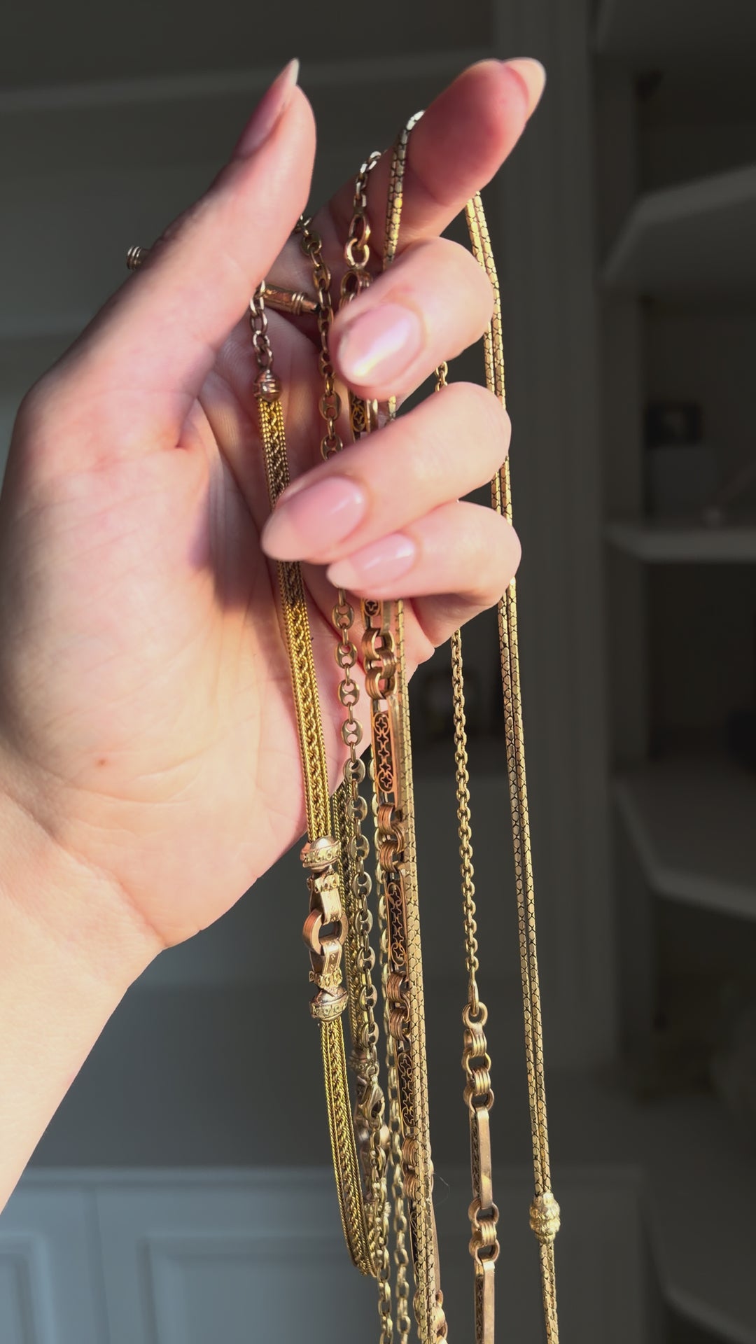 Extended Watch “Giletiere” Chain of the Louis Philippe Period, circa 1850