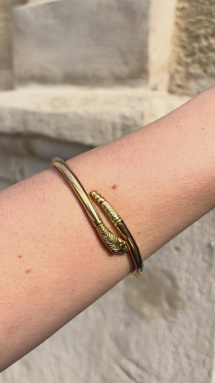 Tritone Snake Bangle in 18ct Circa 1970