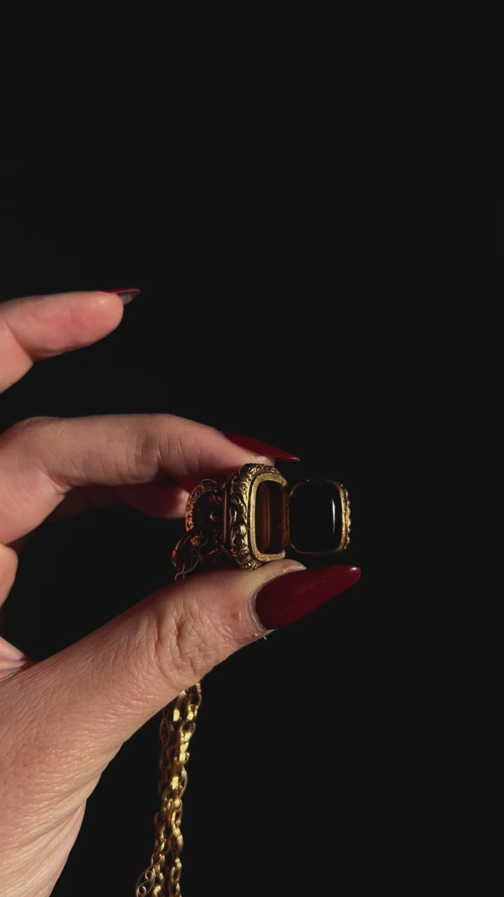 Extremely Rare Latching Fob with Secret Compartment