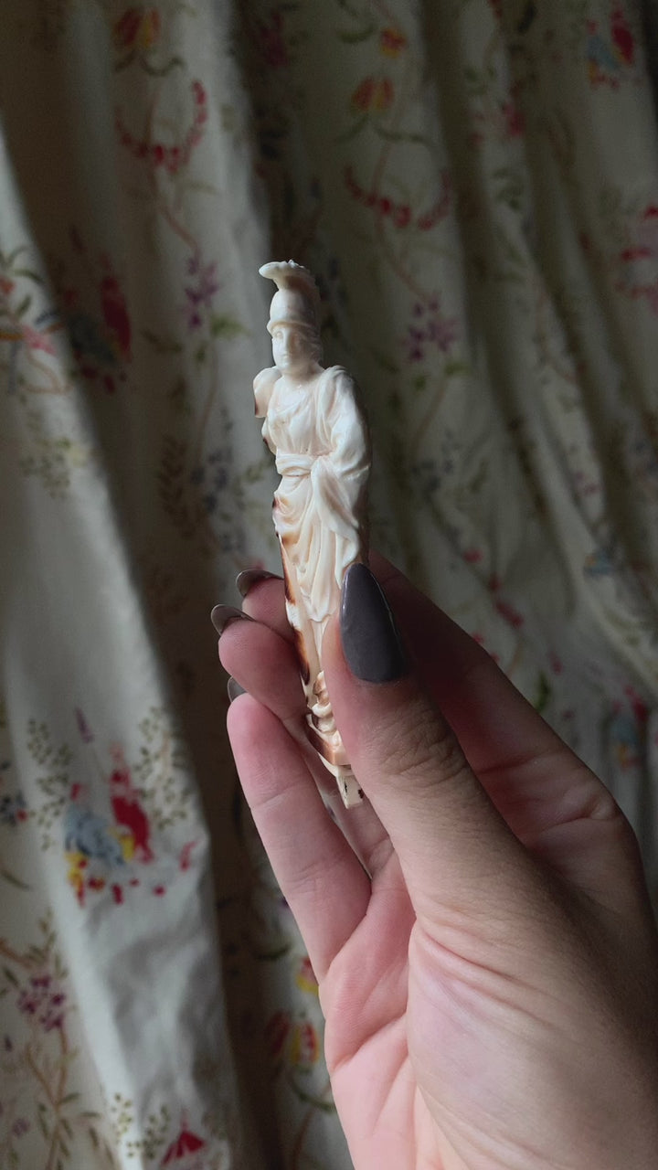 Sizable Grand Tour Letter Opener Depicting the Goddess Athena