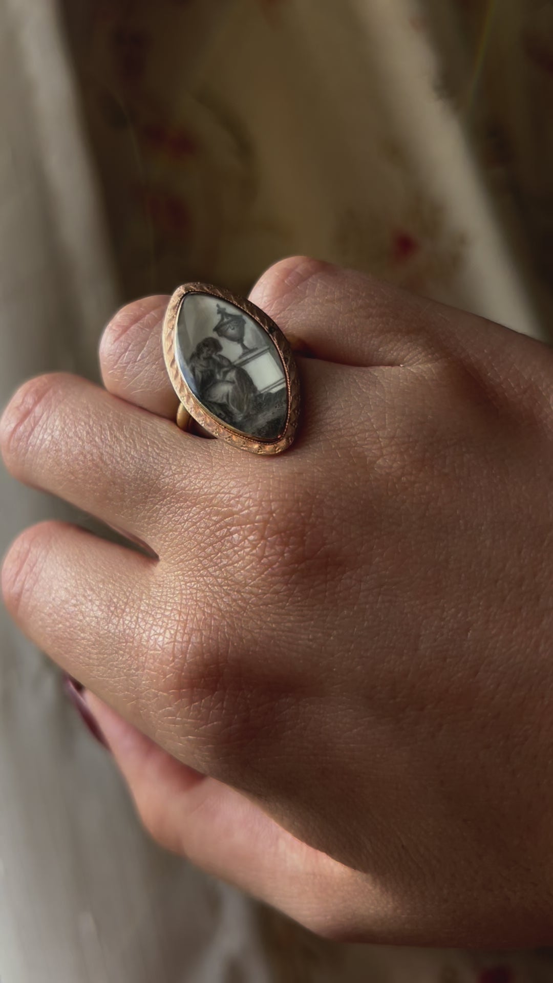 Extremely Rare + Special 18th Century Mourning Ring