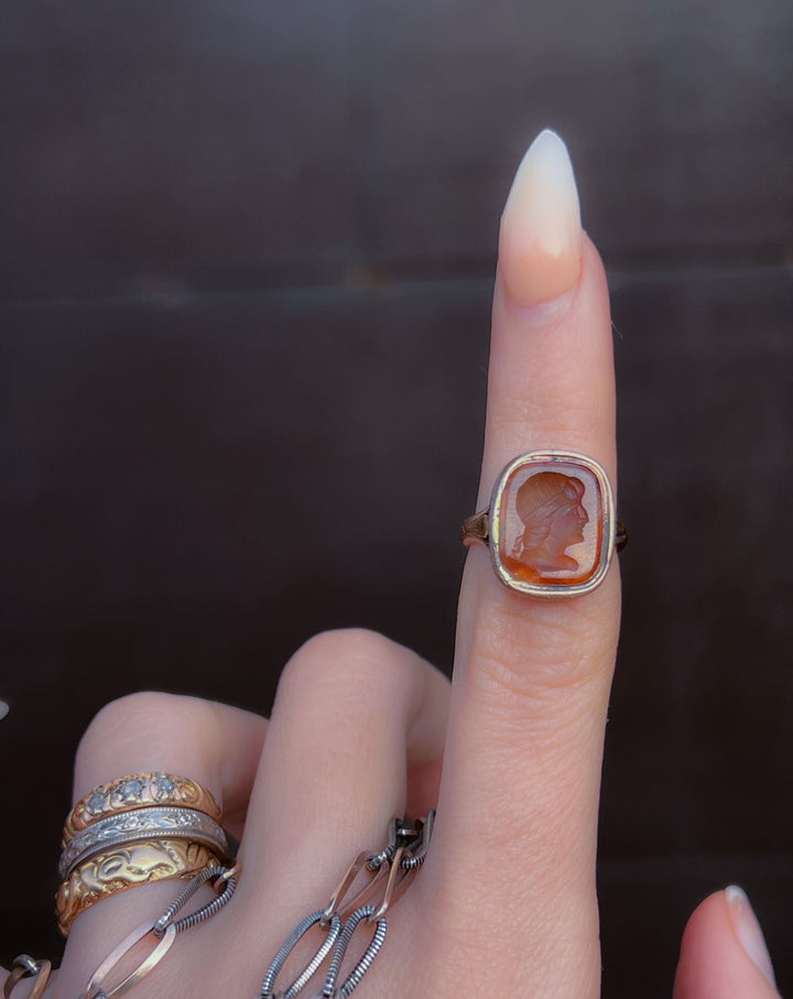 INCLUDES RESIZE TO 7 Victorian Fob Conversion Ring