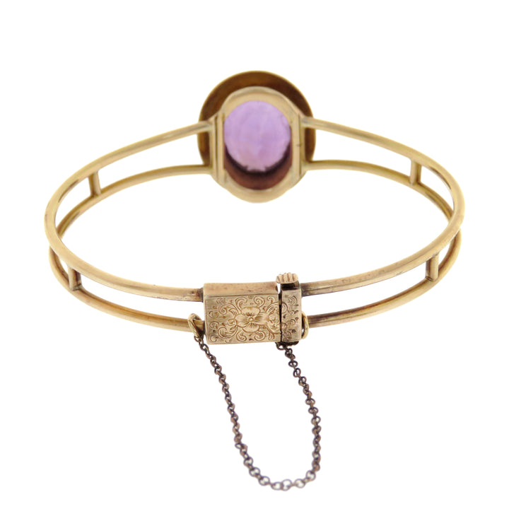 14k Victorian Amethyst Bracelet C 1870