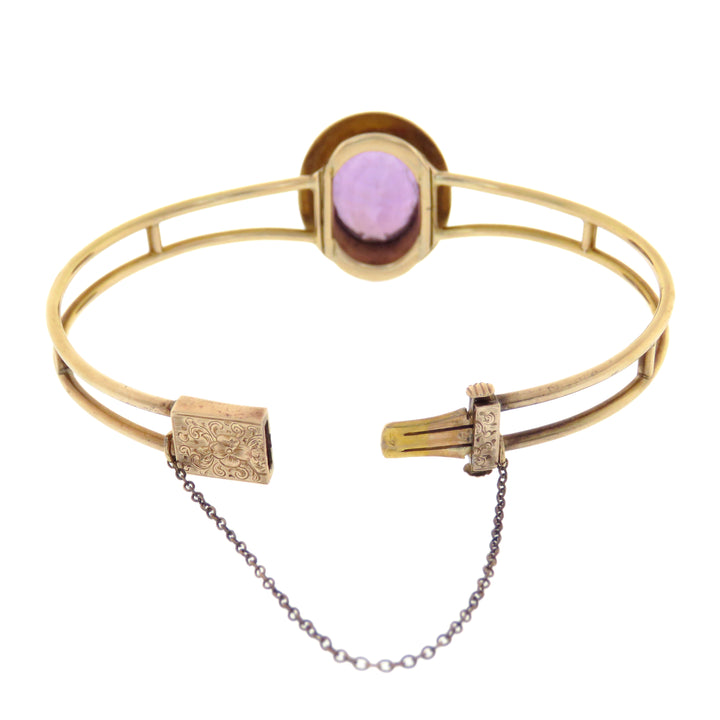 14k Victorian Amethyst Bracelet C 1870