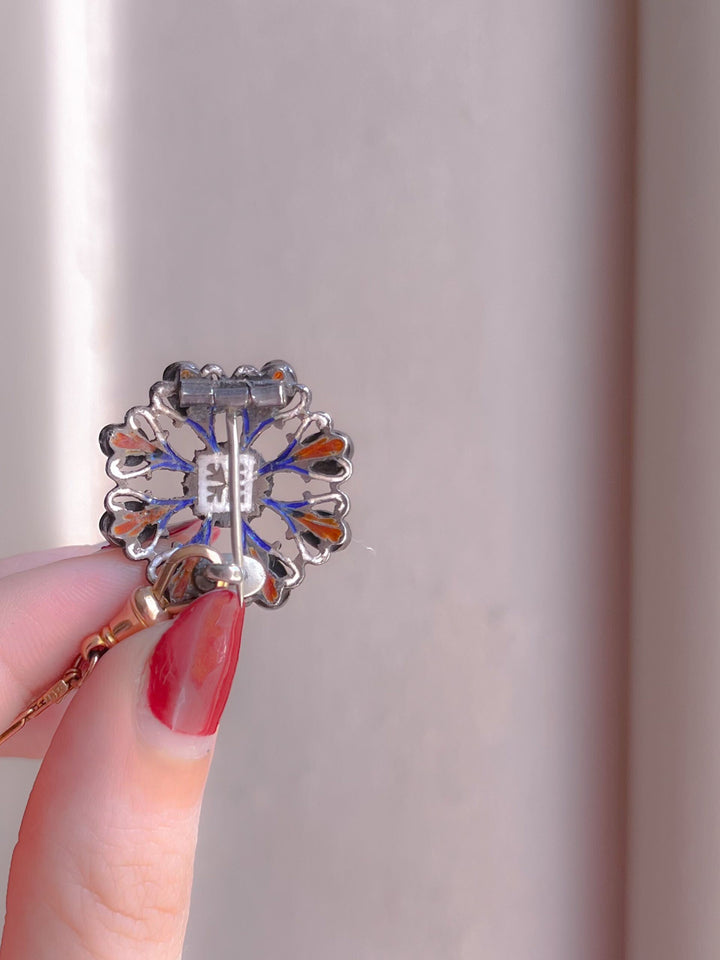 Stunning Sterling Silver Austro-Hungarian Brooch