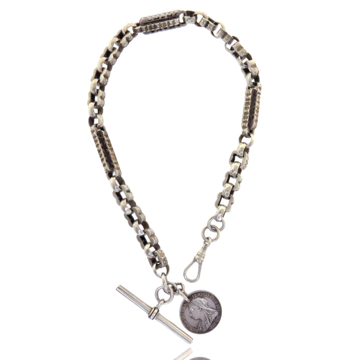 Rare Victorian Station Chain in Sterling