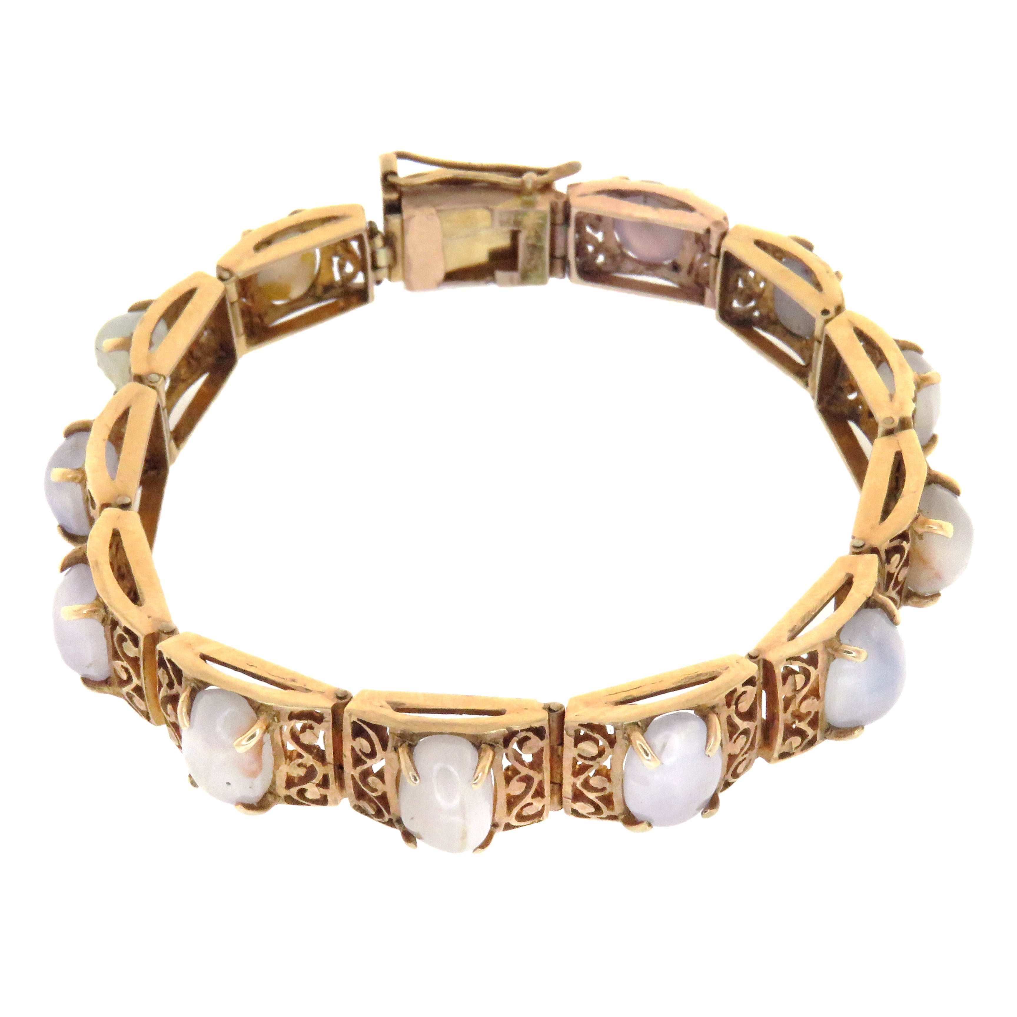 14k Garden Gate Star Sapphire Bracelet