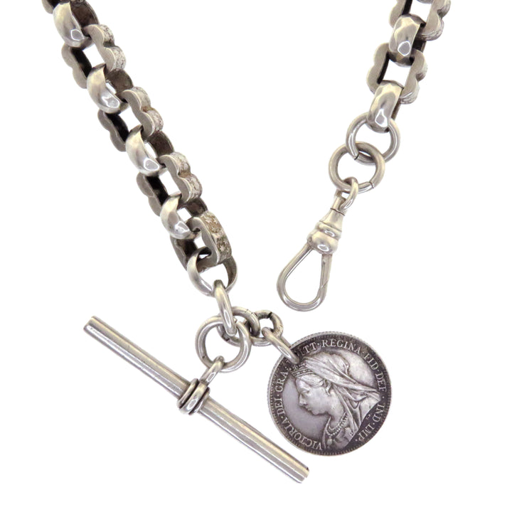 Rare Victorian Station Chain in Sterling