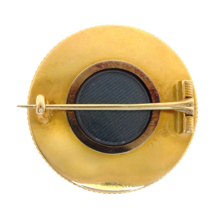 Etruscan Revival Brooch in 15k Attributed to Castellani   