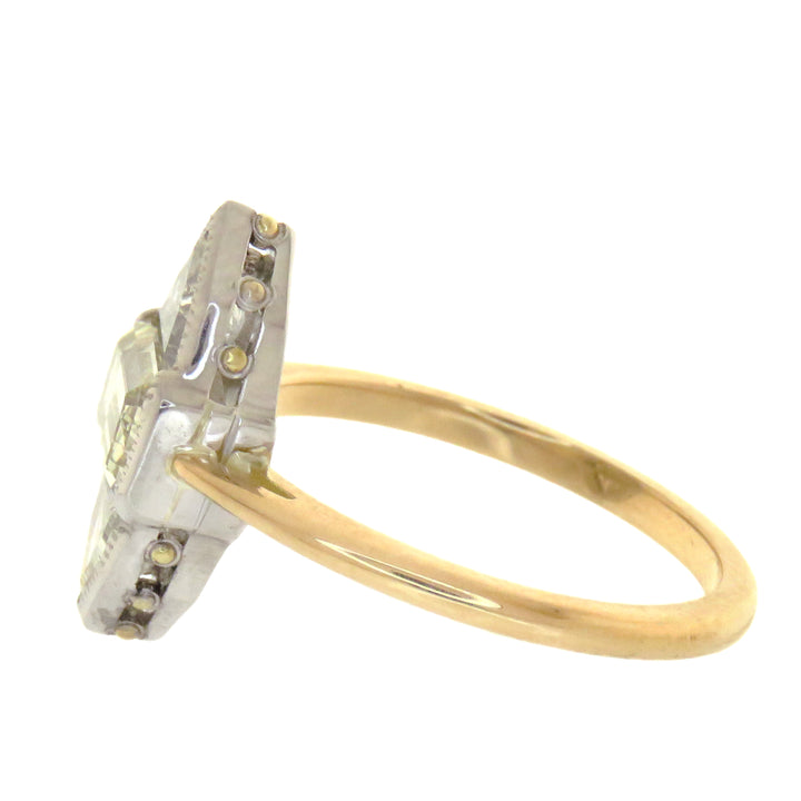 18ct & Platinum Marquise de Pompadour Ring 2.08ctw