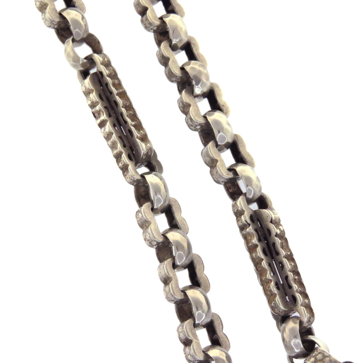 Rare Victorian Station Chain in Sterling