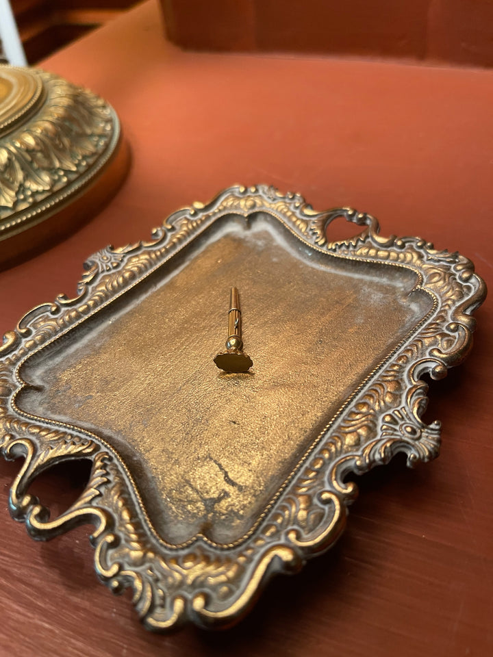 California Gold Rush Gold-in-Quartz Locket in 14k (include Georgian fob)