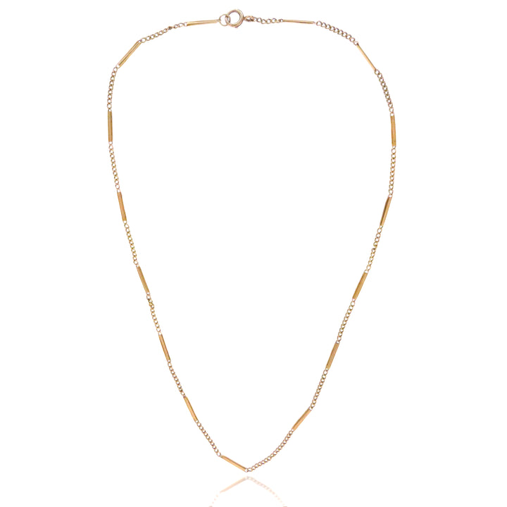 Hold for S ⚡️14k Pink Gold Art Deco Chain