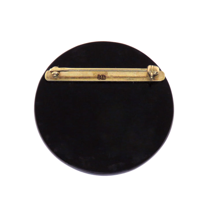 1840’s Renaissance Revival Portrait Brooch in 14k