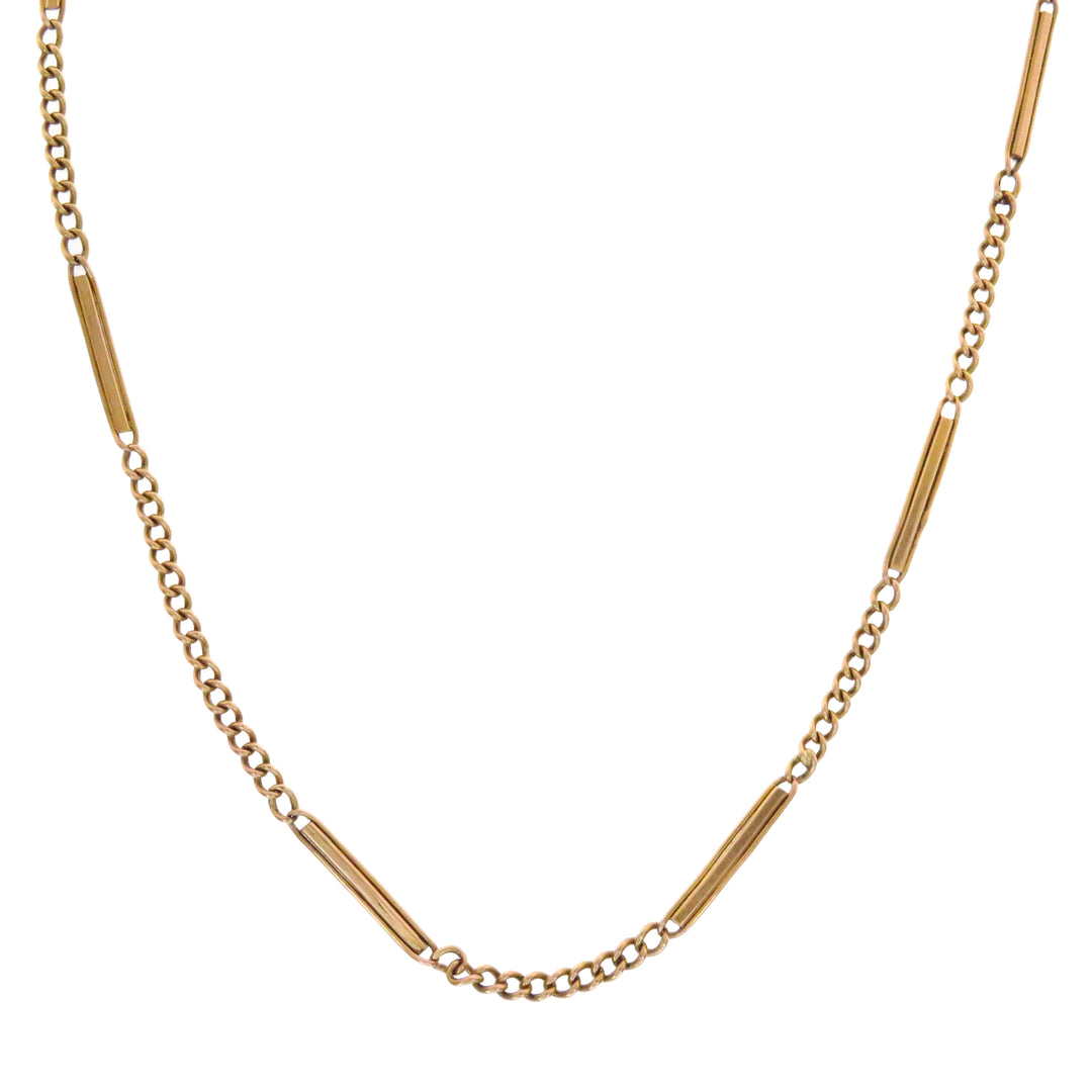 Hold for S ⚡️14k Pink Gold Art Deco Chain