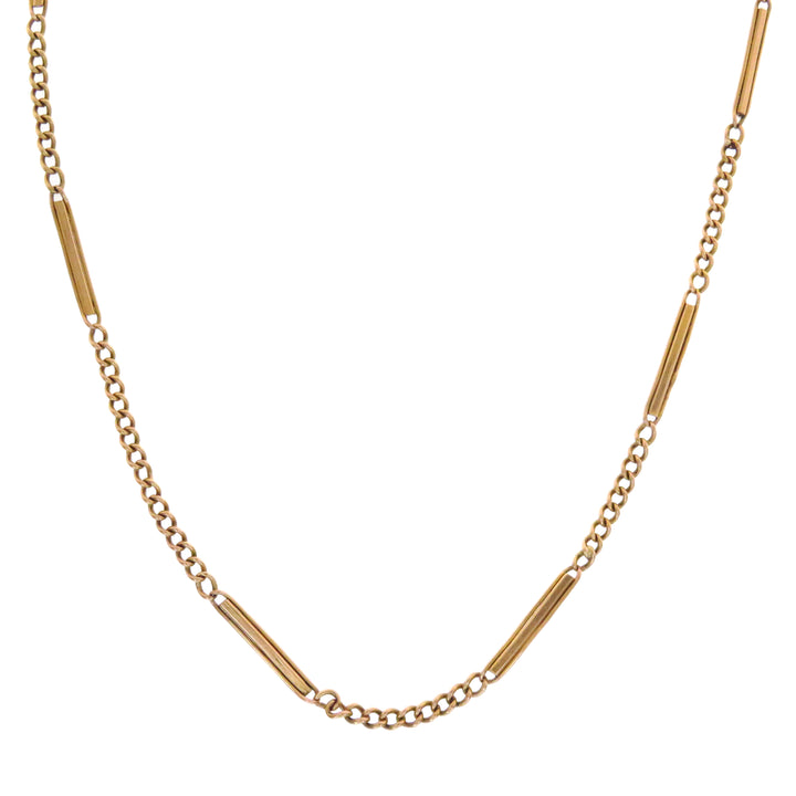 Hold for S ⚡️14k Pink Gold Art Deco Chain
