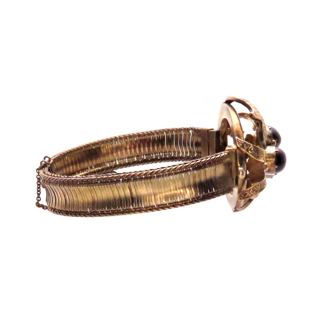 14ct American Garnet Carbuncle Bracelet