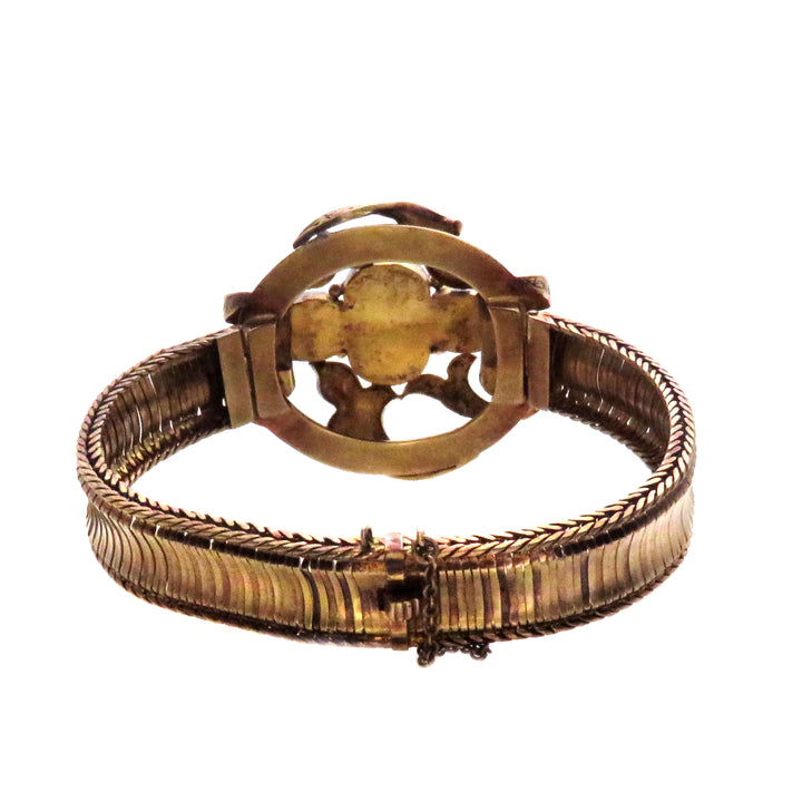 14ct American Garnet Carbuncle Bracelet