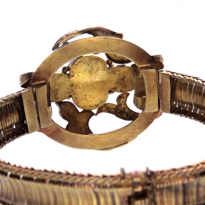 14ct American Garnet Carbuncle Bracelet