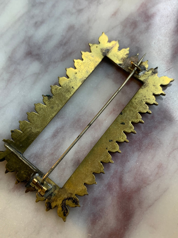 Pinchbeck & Jet Georgian Buckle