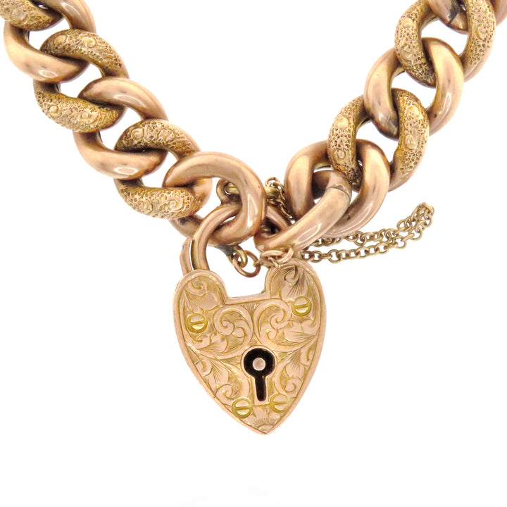 9k Padlock Bracelet w/ Embelished Links *Include Baci Chocolates*