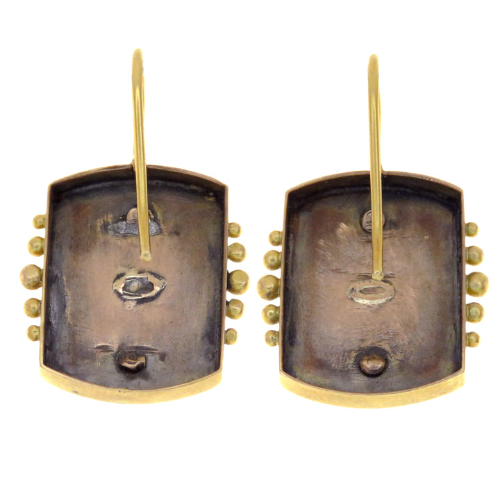 Victorian Cameo Earrings in 15k