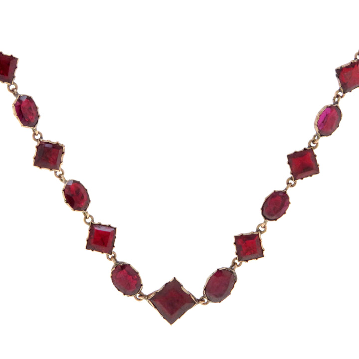 Important Georgian Garnet Rivière in 15k