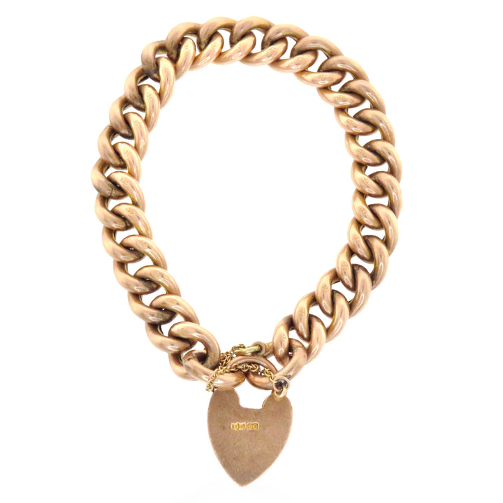 9k Padlock Bracelet w/ Embelished Links *Include Baci Chocolates*