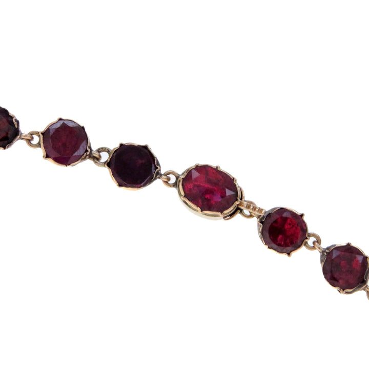 Important Georgian Garnet Rivière in 15k