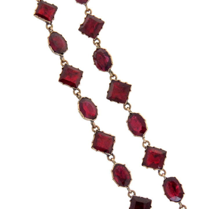 Important Georgian Garnet Rivière in 15k