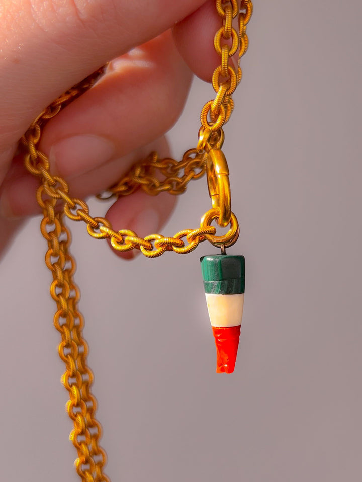 Rare Tri-Color Boot Charm in 9k