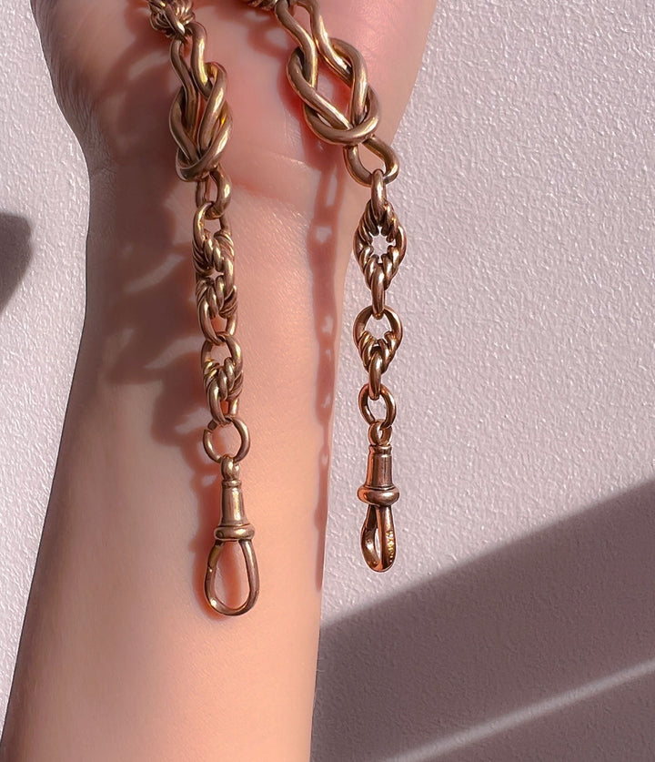 Outrageous 9k Gold Albert Chain