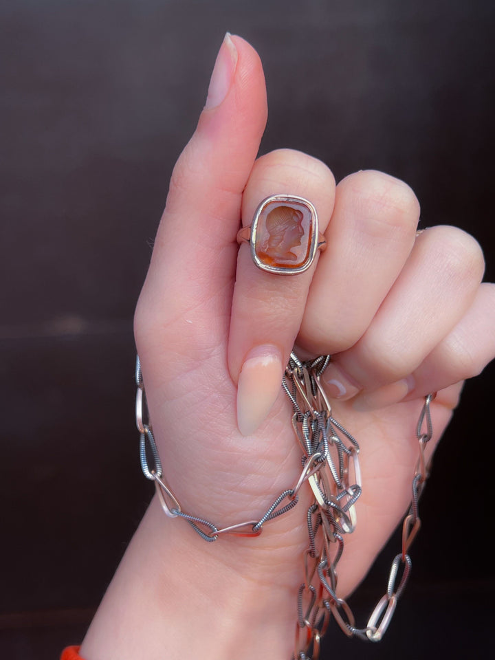 INCLUDES RESIZE TO 7 Victorian Fob Conversion Ring
