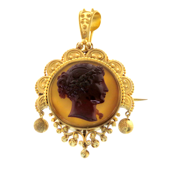 15ct Agate Psyche and Diana Demi-Parure